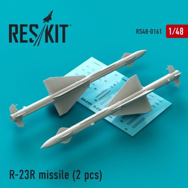 RESKIT RS48-0161 R-23R missile (2 pcs) 1/48