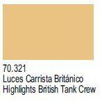 Vallejo 70321 Higihlight British Tankcrew