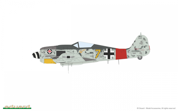 Eduard 7463 Fw 190A-8 standard wings 1/72
