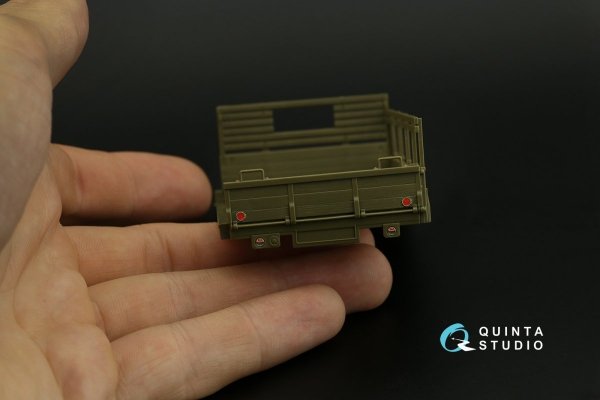 Quinta Studio QD48029 GMC CCKW 353 (open cab) 3D-Printed &amp; coloured Interior on decal paper (Tamiya) 1/48