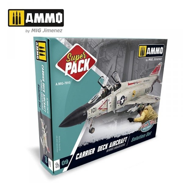 AMMO of Mig Jimenez 7810 SUPER PACK Carrier Deck Aircraft Solution Set