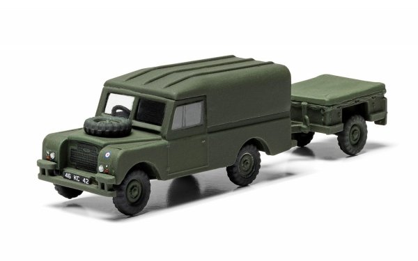 Airfix 02324 LWB Landrover (Hard Top) and Trailer 1/76