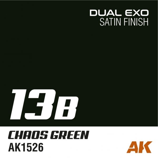 AK Interactive AK1557 DUAL EXO SET 13 – 13A GALAXY GREEN &amp; 13B CHAOS GREEN