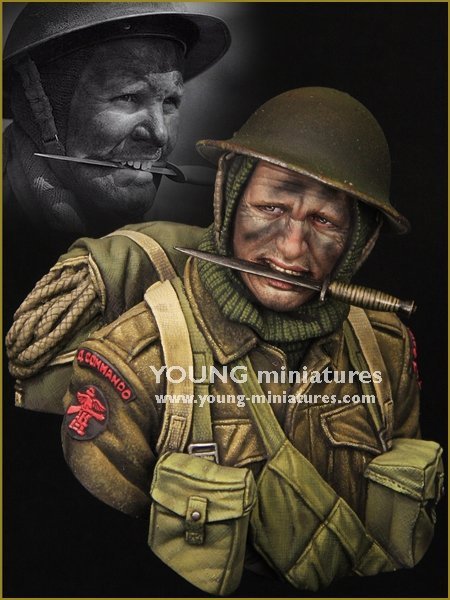 Young Miniatures YM1853 British Commandos WWII 1/10