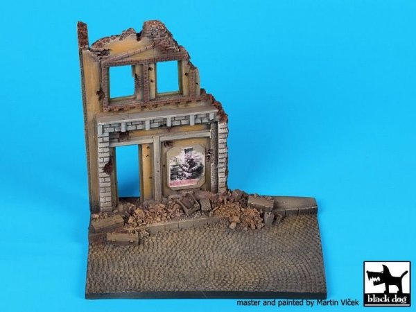 Black Dog D48001 House ruin base 1/48