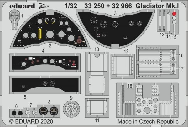 Eduard 33250 Gladiator Mk.I for ICM 1/32