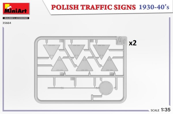 MiniArt 35664 POLISH TRAFFIC SIGNS 1930-40’s 1/35