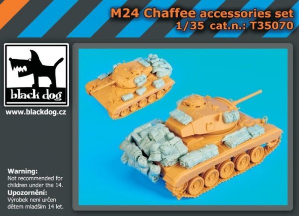 Black Dog T35070 M24 Chaffe accessories set 1/35