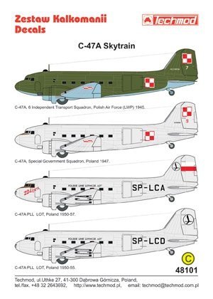 Techmod 48101 - C-47A Skytrain (1:48)