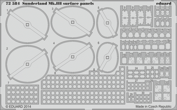 Eduard BIG7289 SUNDERLAND Mk. III 1/72 ITALERI