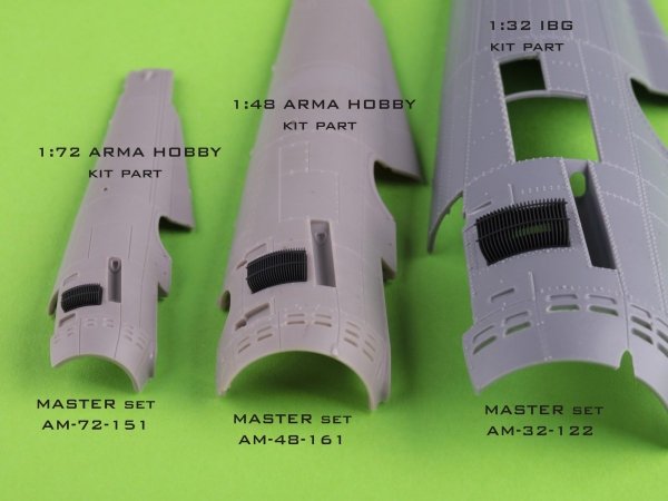 Master AM-72-151 PZL P.11c - chłodnica oleju (Arma Hobby Kit) 1/72