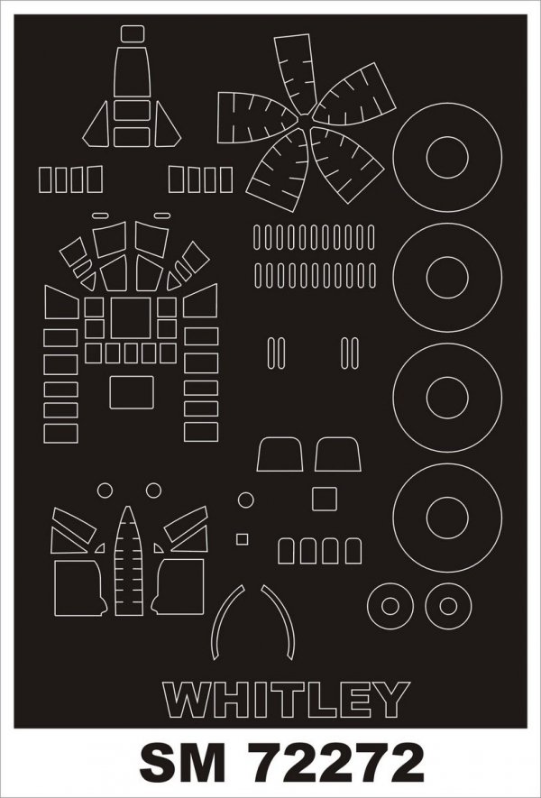 Montex SM72272 A.W. WHITLEY V AIRFIX 1/72