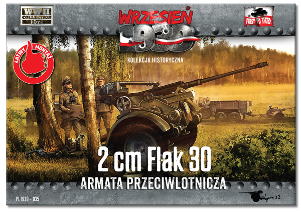 First to Fight PL035 Działko przeciwlotnicze 2 cm flak 30 (1:72)