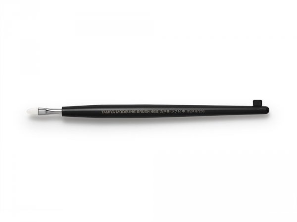Tamiya 87230 Tamiya Modeling Brush HG II Rounded Flat Brush Soft (Medium)