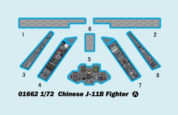 Trumpeter 01662 Chinese J-11B (1:72)