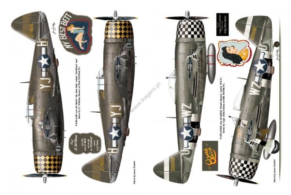 Kagero 12017 Thunderbolts of the U.S. 8th Army Air Force March 1944 – May 1945 EN