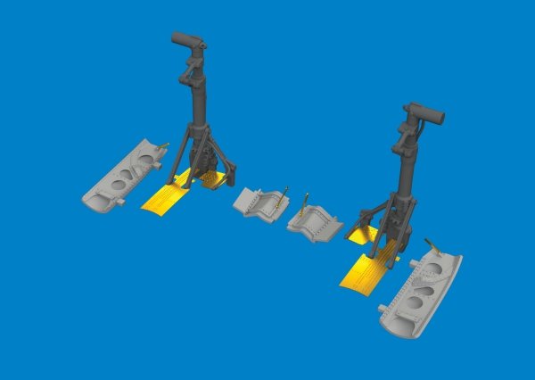 Eduard 6481142 P-40N undercarriage legs PRINT EDUARD 1/48