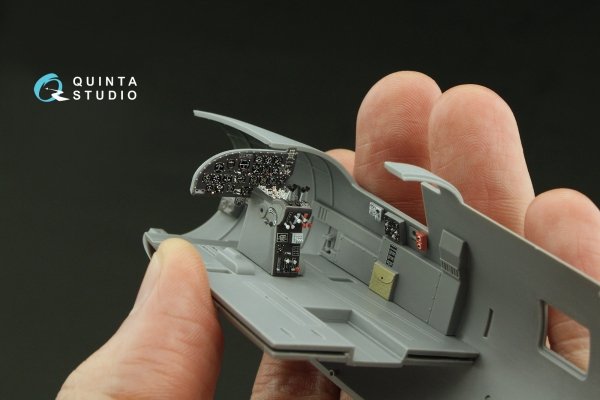 Quinta Studio QD48494 B-26B/C Marauder 3D-Printed coloured Interior on decal paper (ICM) 1/48