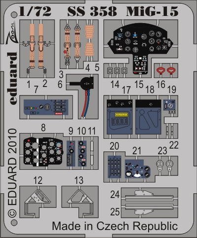 Eduard SS358 MiG-15 1/72 AIRFIX