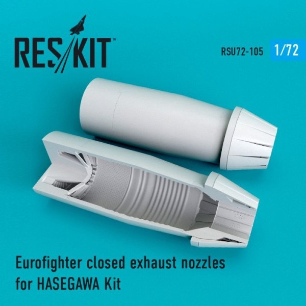 RESKIT RSU72-0105 Eurofighter closed exhaust nozzles for Hasegawa 1/72
