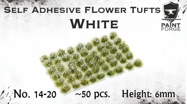 Paint Forge PFFL2614 White Flowers 6mm