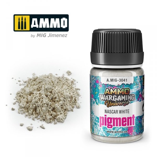 AMMO by Mig Jimenez 3041 Pigment NASCAR White 35ml
