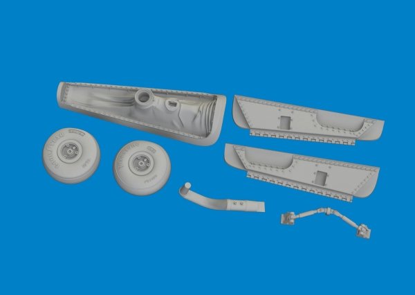 Eduard 6481143 P-40N tail wheel bay PRINT EDUARD 1/48