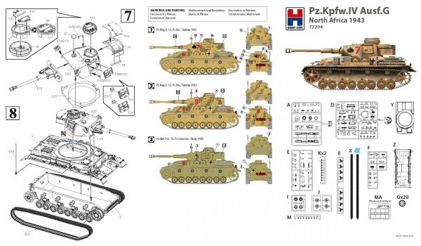 Hobby 2000 72704 Pz.Kpfw.IV Ausf.G North Africa 1943 – DRAGON  + CARTOGRAF1/72