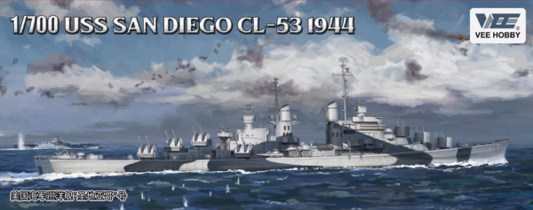 Vee Hobby E57012 USS San Diego CL-53 1944 - Deluxe Edition 1/700