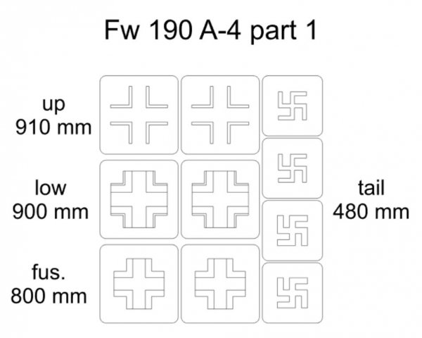 Omask 24003 Fw 190 A-4 part 1 1/48