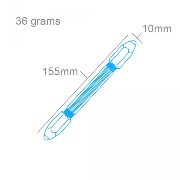Modelcraft PPV1061 Pin Vice - Double Ended (0 - 2.9mm)