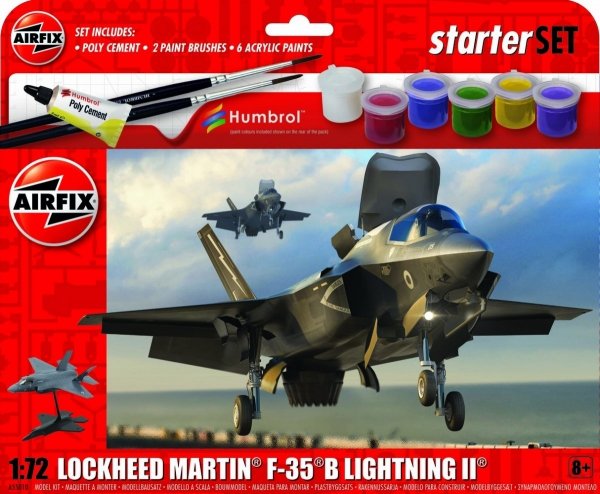 Airfix 55010 Starter Set - Lockheed Martin F-35B Lightning II 1/72