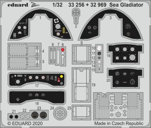 Eduard BIG33118 Sea Gladiator 1/32 ICM