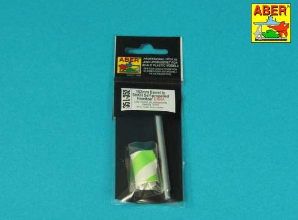 Aber 35l-352 152 mm Barrel for ShKH Self-Propelled Howitzer DANA vz.77 (for Hobby Boss Kits) 1/35