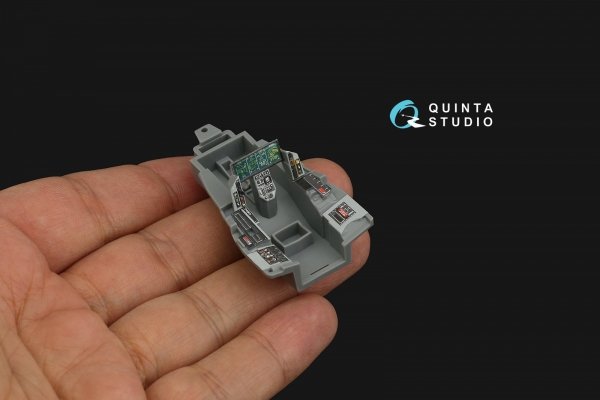 Quinta Studio QD48288 F-35A 3D-Printed &amp; coloured Interior on decal paper (Tamiya) 1/48