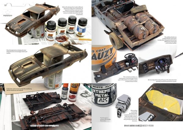 ABTEILUNG 502 ABT701 - Damaged Issue 01 - Weathered &amp; Worn Models Magazine ENGLISH