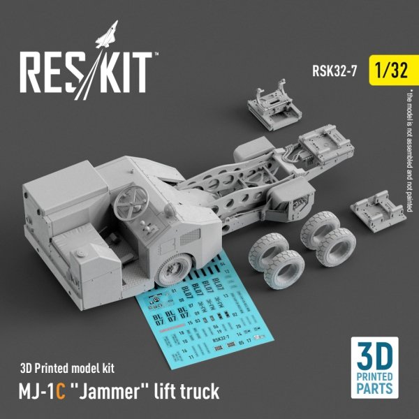 RESKIT RSK32-0007 MJ-1C "Jammer" lift truck  (3D Printed model kit) (1/32)