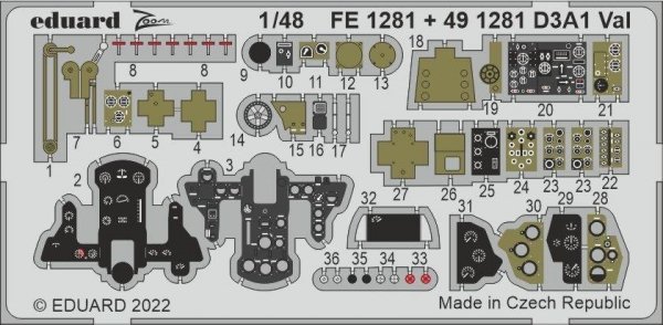 Eduard BIG49339 D3A Val HASEGAWA 1/48