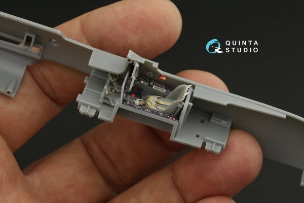 Quinta Studio QD48296 FW 190D-9 3D-Printed &amp; coloured Interior on decal paper (HobbyBoss) 1/48