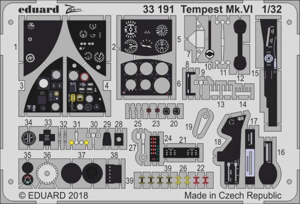 Eduard 33191 Tempest Mk. VI SPECIAL HOBBY 1/32