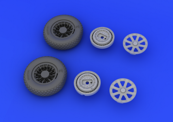 Eduard 632019 F4U-1 wheels 1/32 (Tamiya)