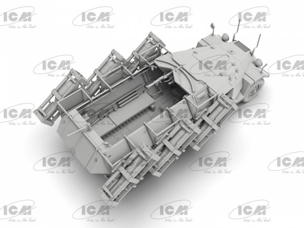 ICM 35107 "Stuka zu Fuss" Sd.Kfz. 251/1 Ausf.B WWII German MLRS 1/35