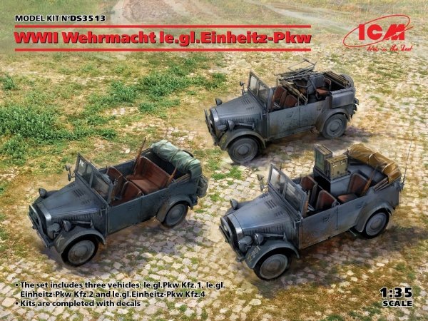 ICM DS3513 WWII Wehrmacht le.gl.Einheitz-Pkw 1/35