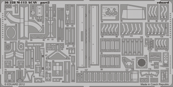 Eduard 36228 M-113 ACAV 1/35 Trumpeter