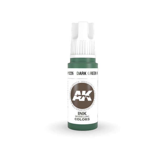 AK Interactive AK11226 DARK GREEN – INK 17ml