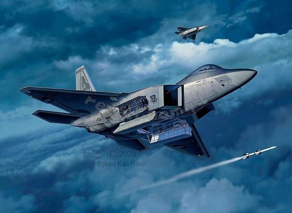 Revell 03858 Lockheed Martin F-22A Raptor 1/72