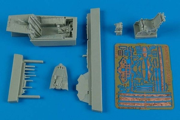 Aires 7280 Su-27 Flanker B/J-11B cockpit set 1/72 Trumpeter