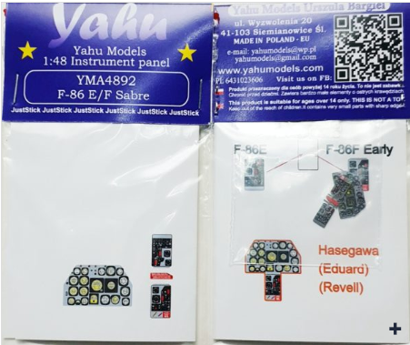 Yahu YMA4892 F-86 E/F 1/48