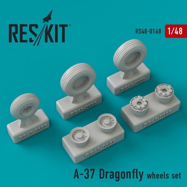 RESKIT RS48-0168 A-37A Dragonfly wheels set 1/48