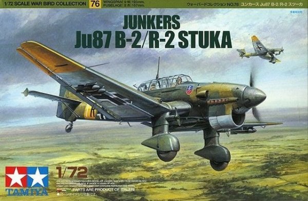 Tamiya 60776 Junkers Ju87 B-2/R-2 Stuka (1:72)